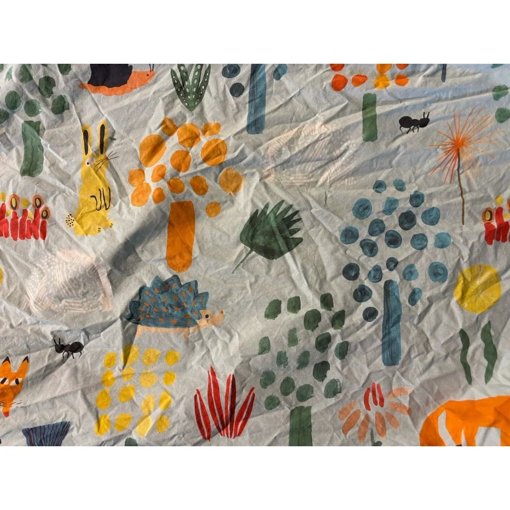 Pottery Barn Kids West Elm Woodland Fitted Crib Sheet Organic Cotton